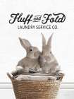 Fluff and Fold Bunnies Art Print