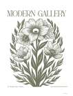 Modern Gallery Floral Poster III Art Print
