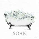 Eucalyptus Soak Bath Set 2 Art Print