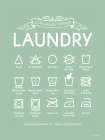 Laundry Symbols Green Art Print