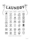 Laundry Symbols I - Bow Series Minimalist Print