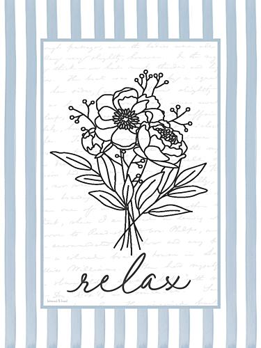 Relax Floral Art Print