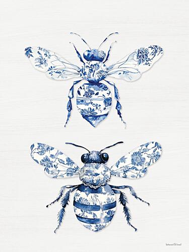 Toile Bees Art Print