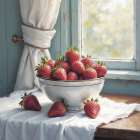 Bowl of Sun-Kissed Joy Art Deco Print