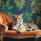Purr-fectly Domesticated Art Deco Print
