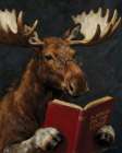 Moose on the Loose Art Print
