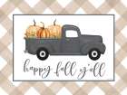Happy Fall YAll Art Print