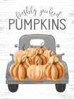 Freshly Picked Pumpkins Truck Art Print