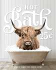 Highland Hot Bath Art Print
