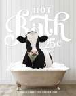 Cow Hot Bath Art Print