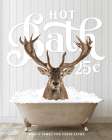Deer Hot Bath Art Print