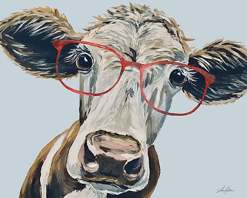 Cora the Cow Art Print