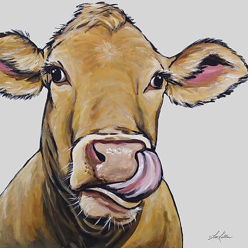 Daisy the Cow Art Print