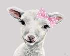 Baby Girl Sheep Art Print