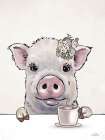 Good Morning Pig Art Print