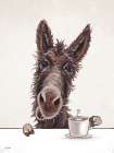Good Morning Donkey Art Print