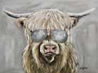 Hamish with Sunglasses Art Print