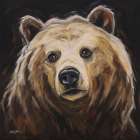 Honey the Grizzly Bear Art Print