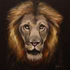 Shumba the Lion Art Deco Print