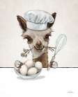 Alpaca Baker Art Print
