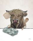 Baking Highland Art Print