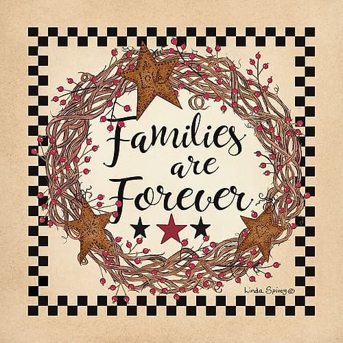 Family Wreath Art Print