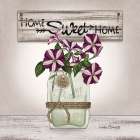 Petunias in Jar Art Print