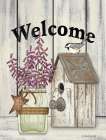 Welcome Flowers in Jar Art Print
