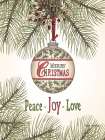 Merry Christmas Ornament Art Print