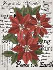 Peace on Earth Poinsettias Art Print