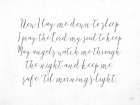 Bedtime Prayer Art Print