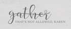 Gather - Its not Allowed Art Print