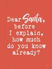 Dear Santa Art Print