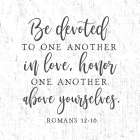 Be Devoted to One Another Art Print