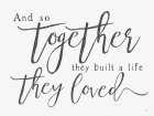 Together Minimalist Print