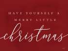 Merry Little Christmas Art Print