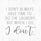 Time to Do the Laundry Art Print