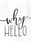Why Hello Art Print