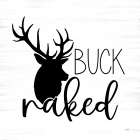 Buck Naked Art Print