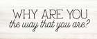Why Are You Art Print