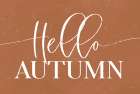 Hello Autumn Art Print