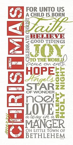 Merry Christmas Art Print