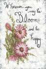 Bloom and Be Happy Art Print