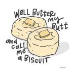 Buttered Biscuits Art Print