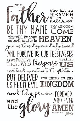 Our Father Art Print