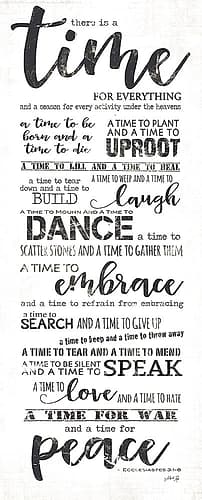 Time for Everything Art Print