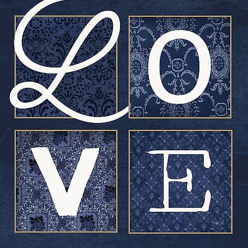 LOVE Squared Art Print