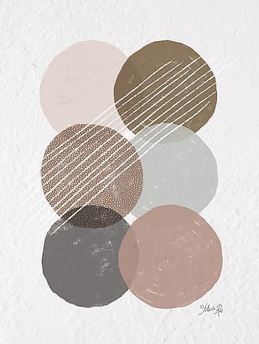 Circle Stack Abstract Art Print