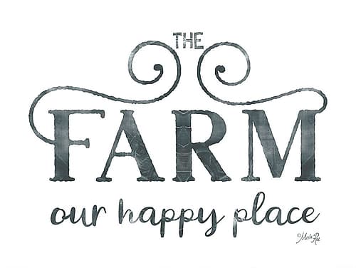 The Farm - Our Happy Place Art Print