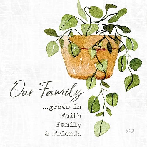 Our Family Inspirational Print